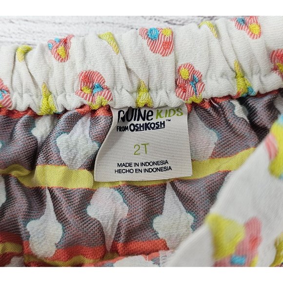 Osh Kosh Toddler Girls Ice Cream Cone Elastic Back Waist Skirt with Pockets 2T - Picture 2 of 5